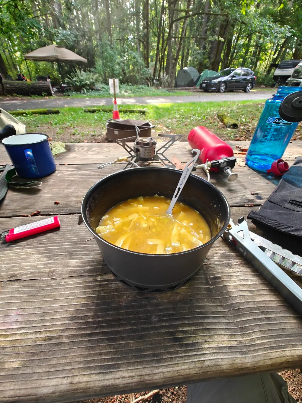 First attempt at being a camp cook