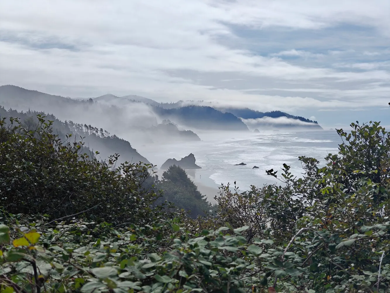 Views of Oregon coast