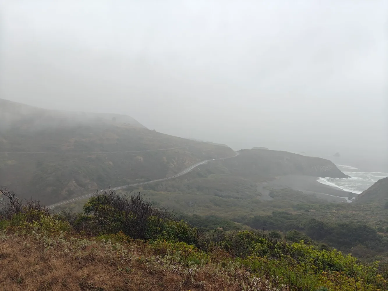 Rain and mist all day today