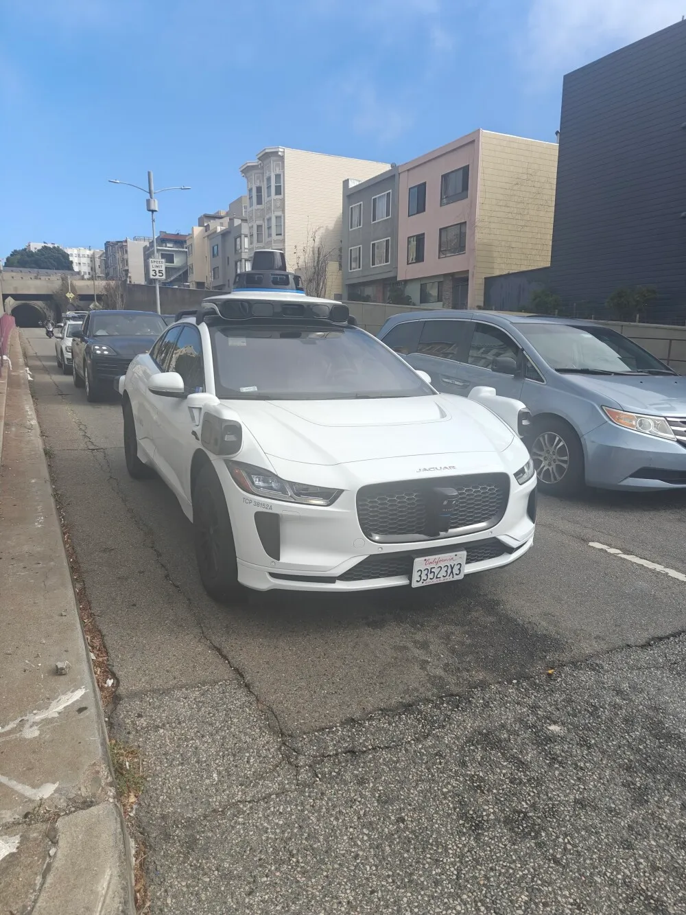 So many driverless cars in SF