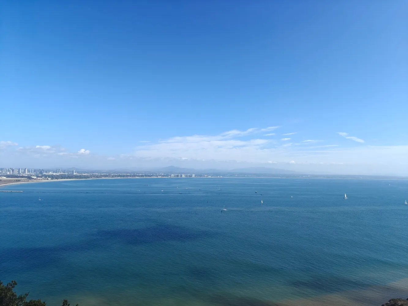 Views of San Diego and Mexico