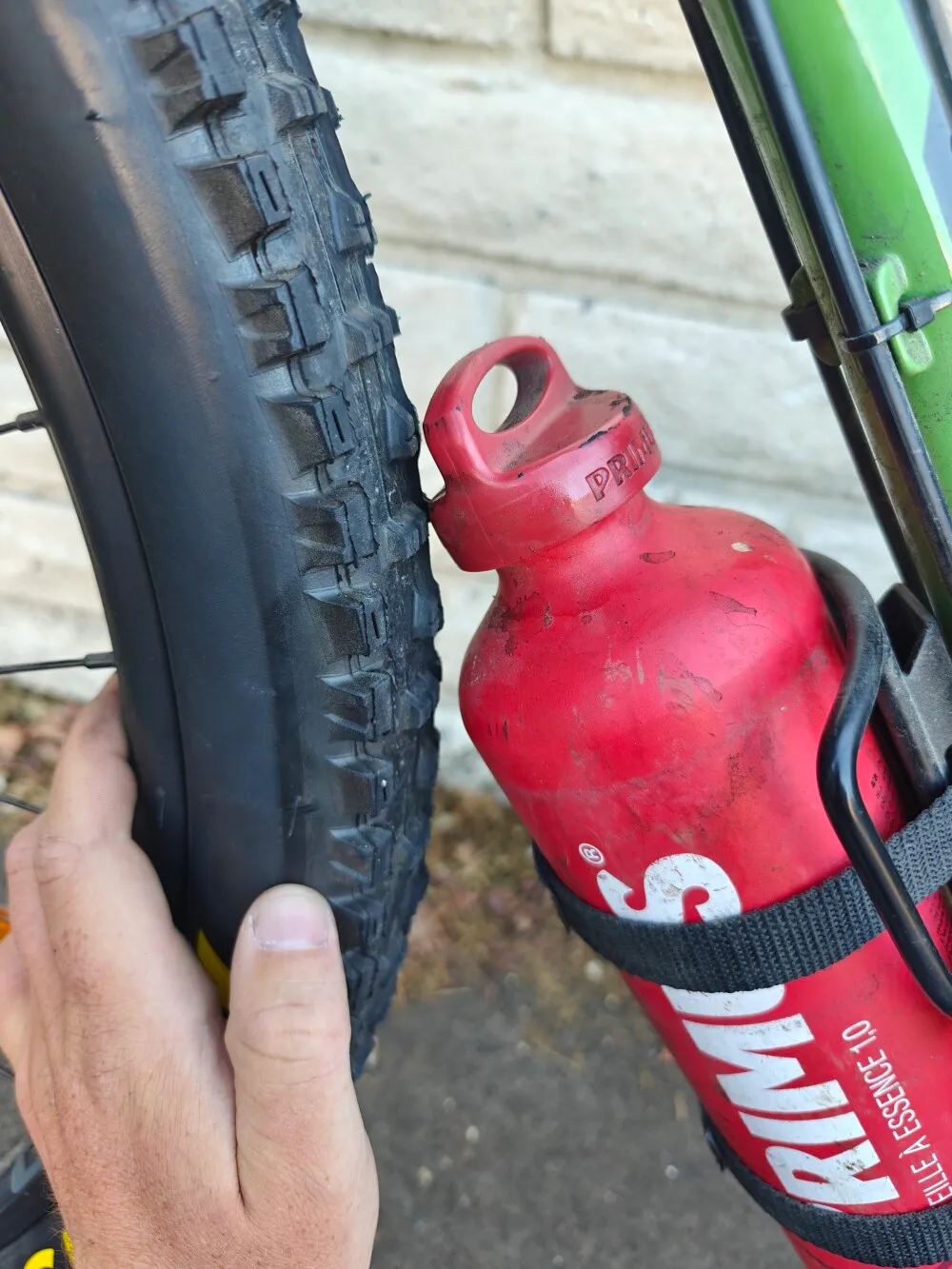 Silly problems caused by new tires