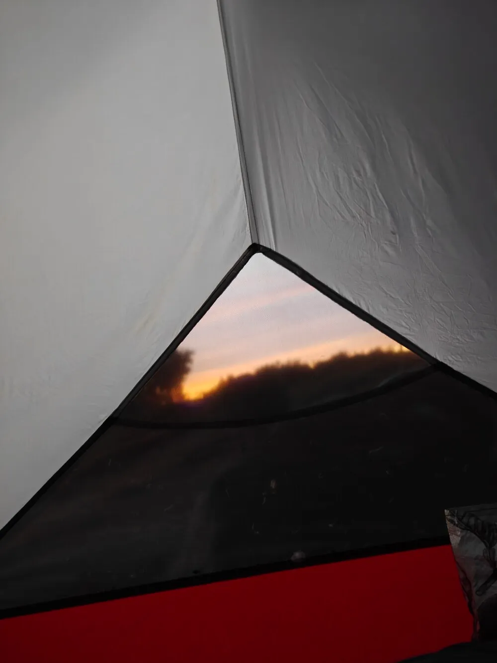 Sunrise from my tent