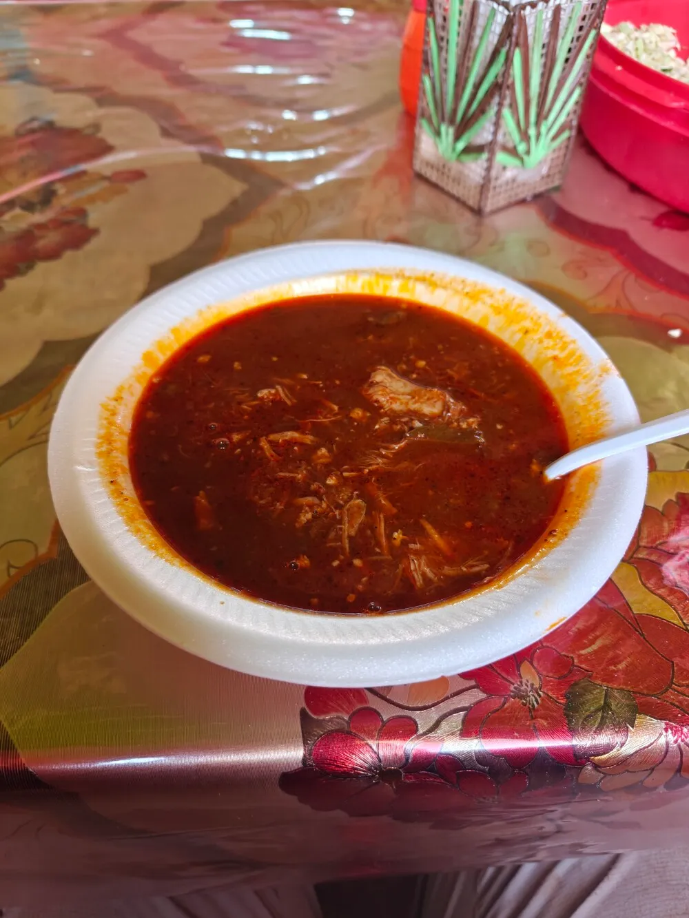 Beef soup. Was delicious!