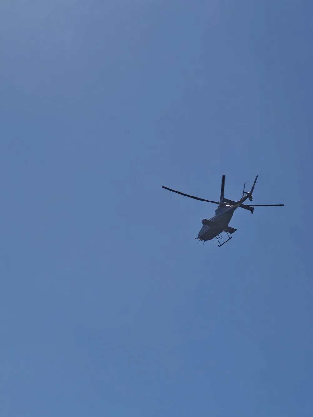 This chopper seems like it was following me for a hour.