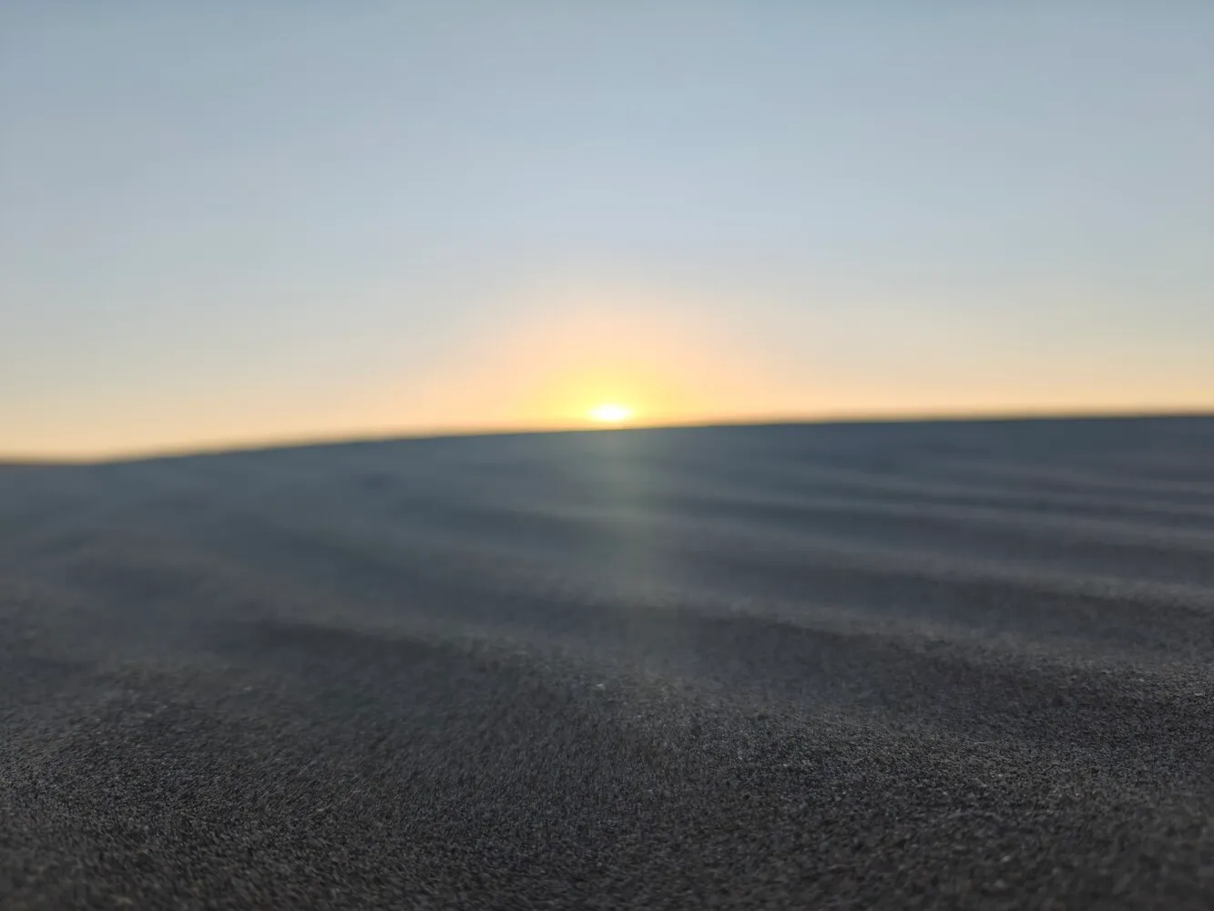 Sunset at the dunes