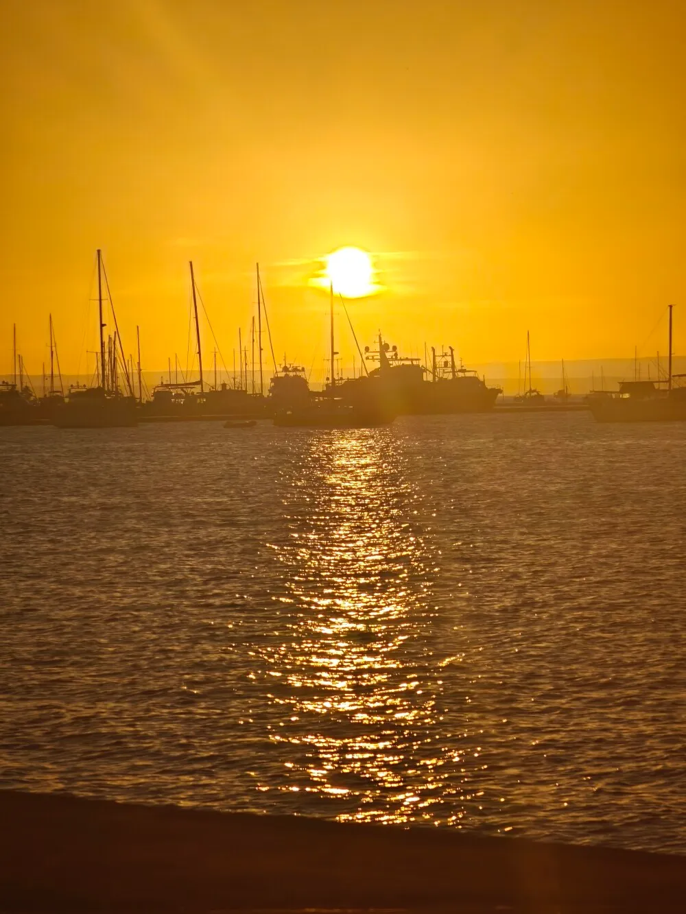 Sunsets were so reliably beautiful here.