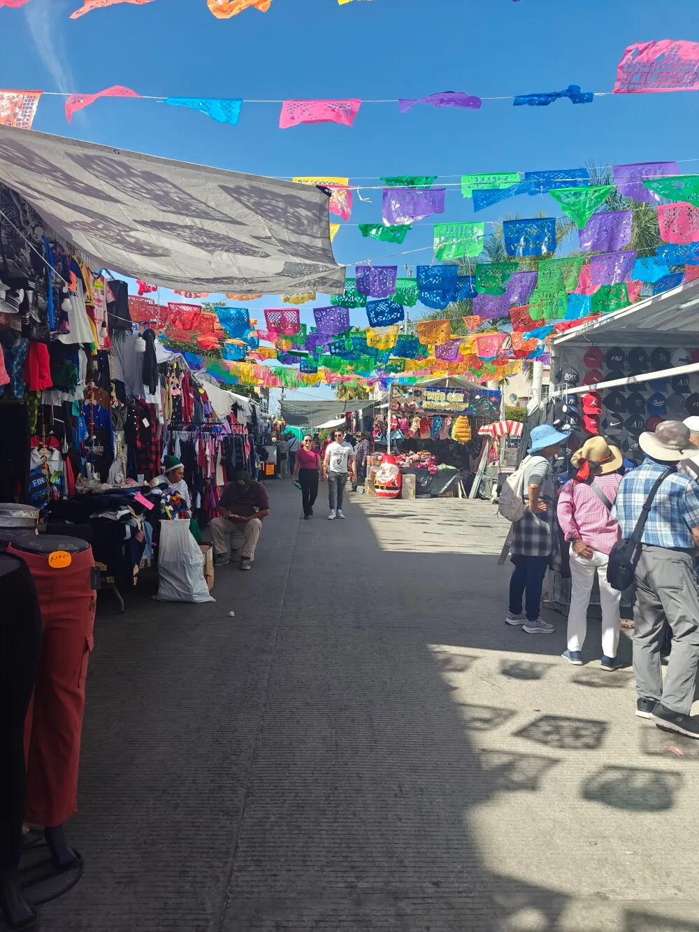 Typical market in la paz
