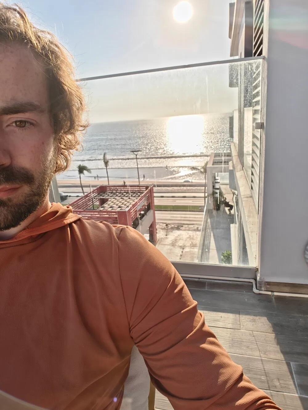 Balcony views.