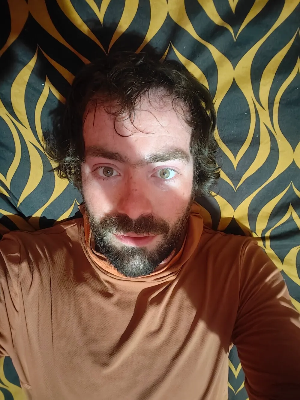 After finally making it to bed after the evenings adventures.