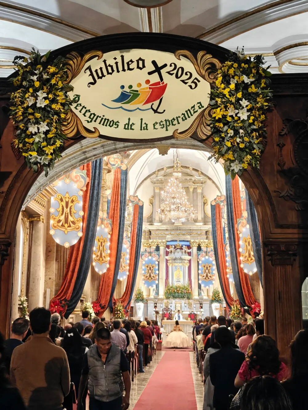 A Quinceañera. Is apparently a traditional coming of age celebration for Mexican girls when they turn 16