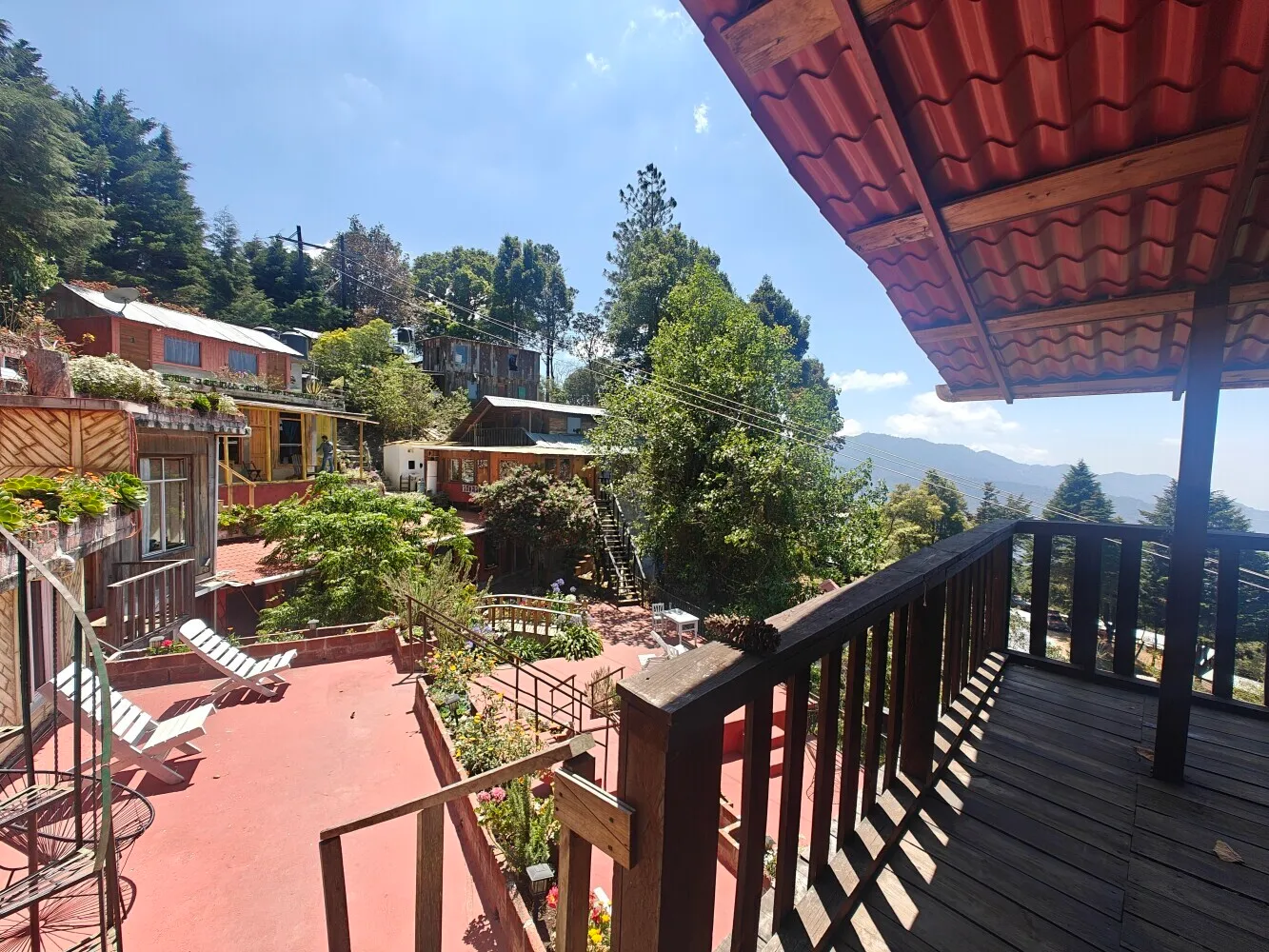 The hostel in San Jose del Pacifico