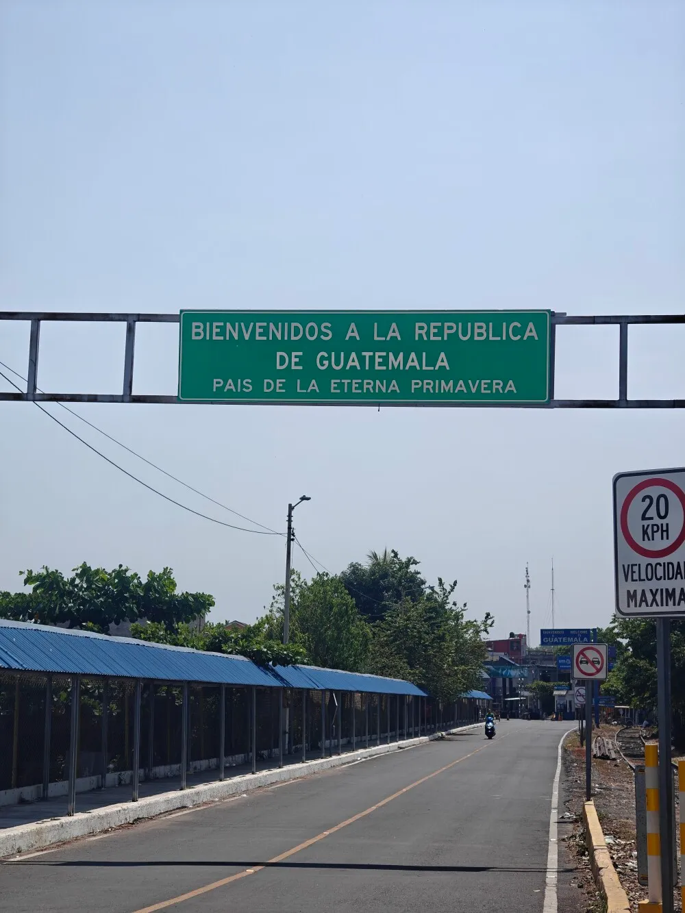Entering Guatamala