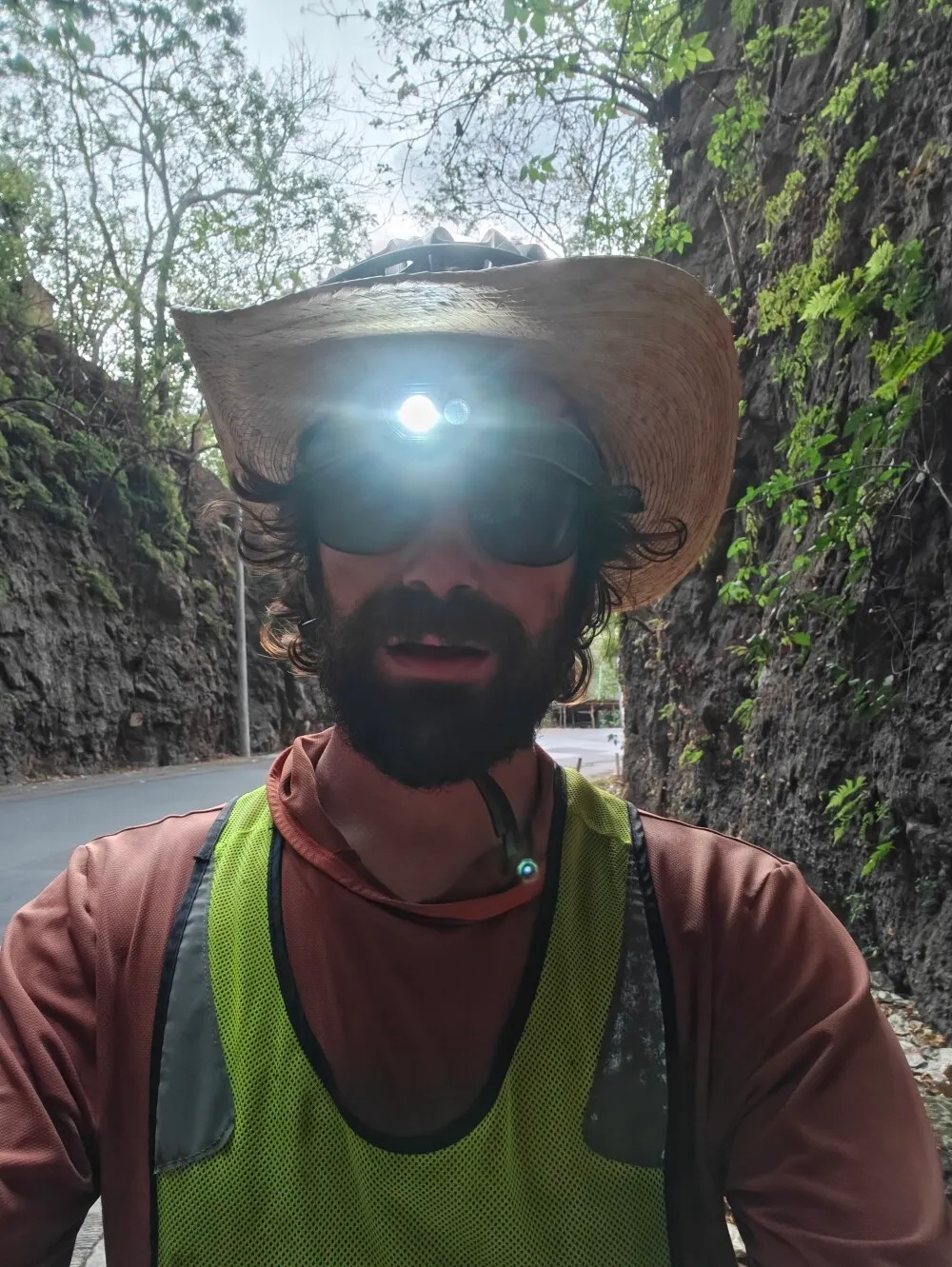 Eventually got tired of not being able to see anything in those tunnels so used by camp headlamp.