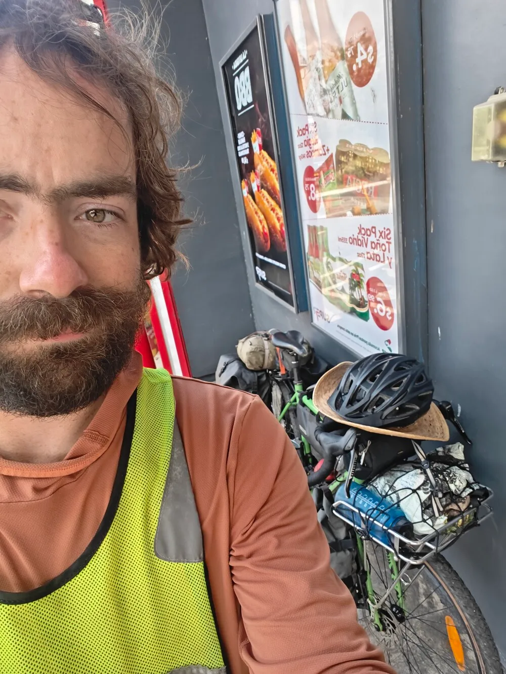 Random gas station stop for snacks.