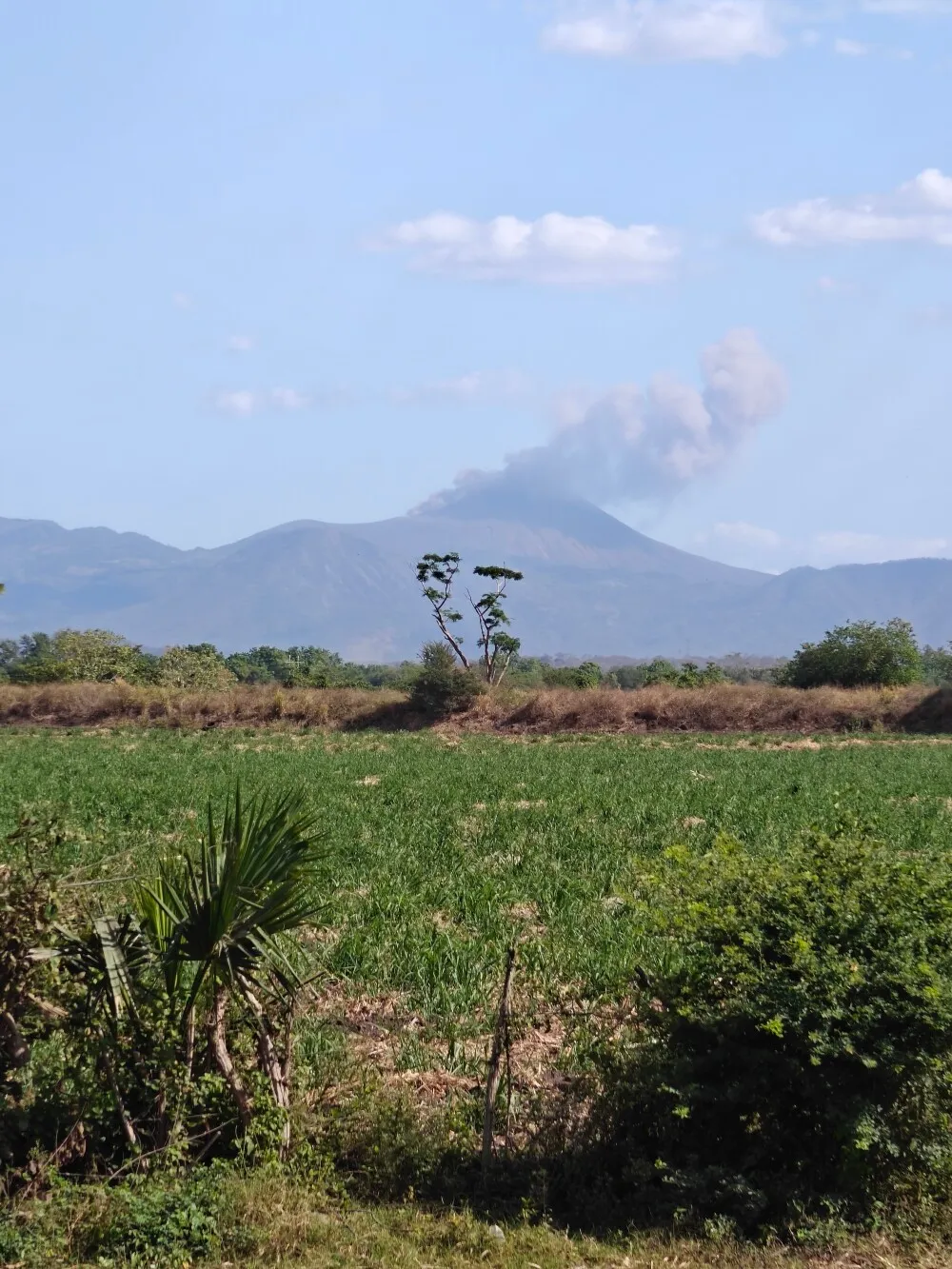 Love playing the game of is that a cloud or a volcanic eruption.