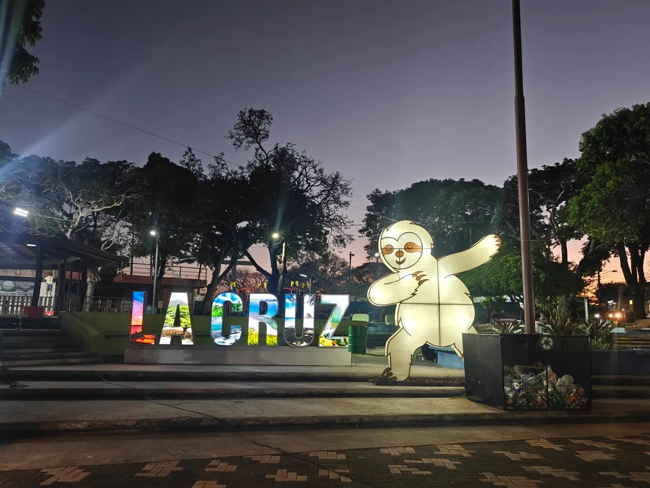 La Cruz, small town close to the border