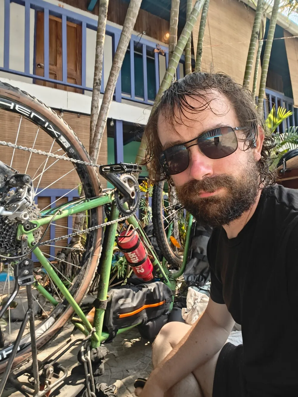 Bike fixing session that cause more damage than fixed!