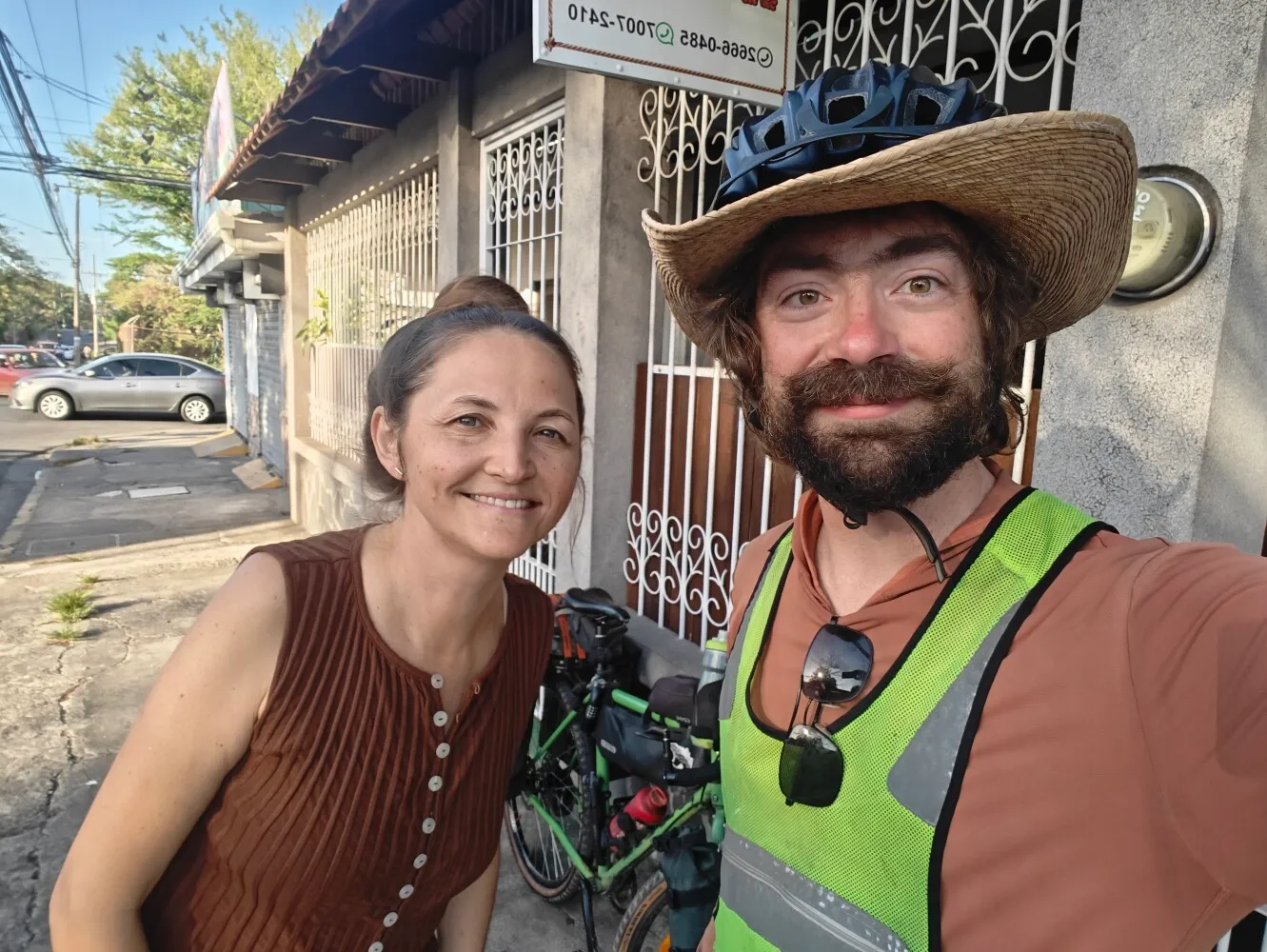 Russian couple on a human powered round the world trip