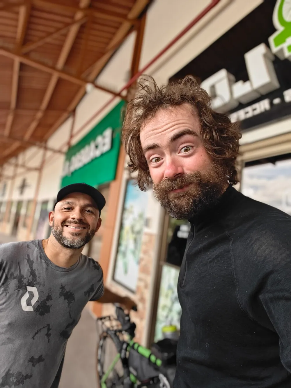 Nice man at bike shop