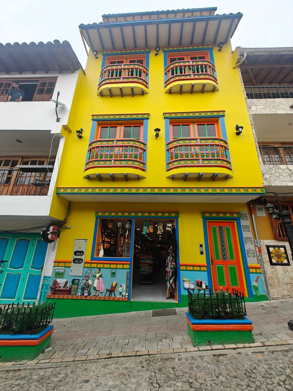 Colourful house