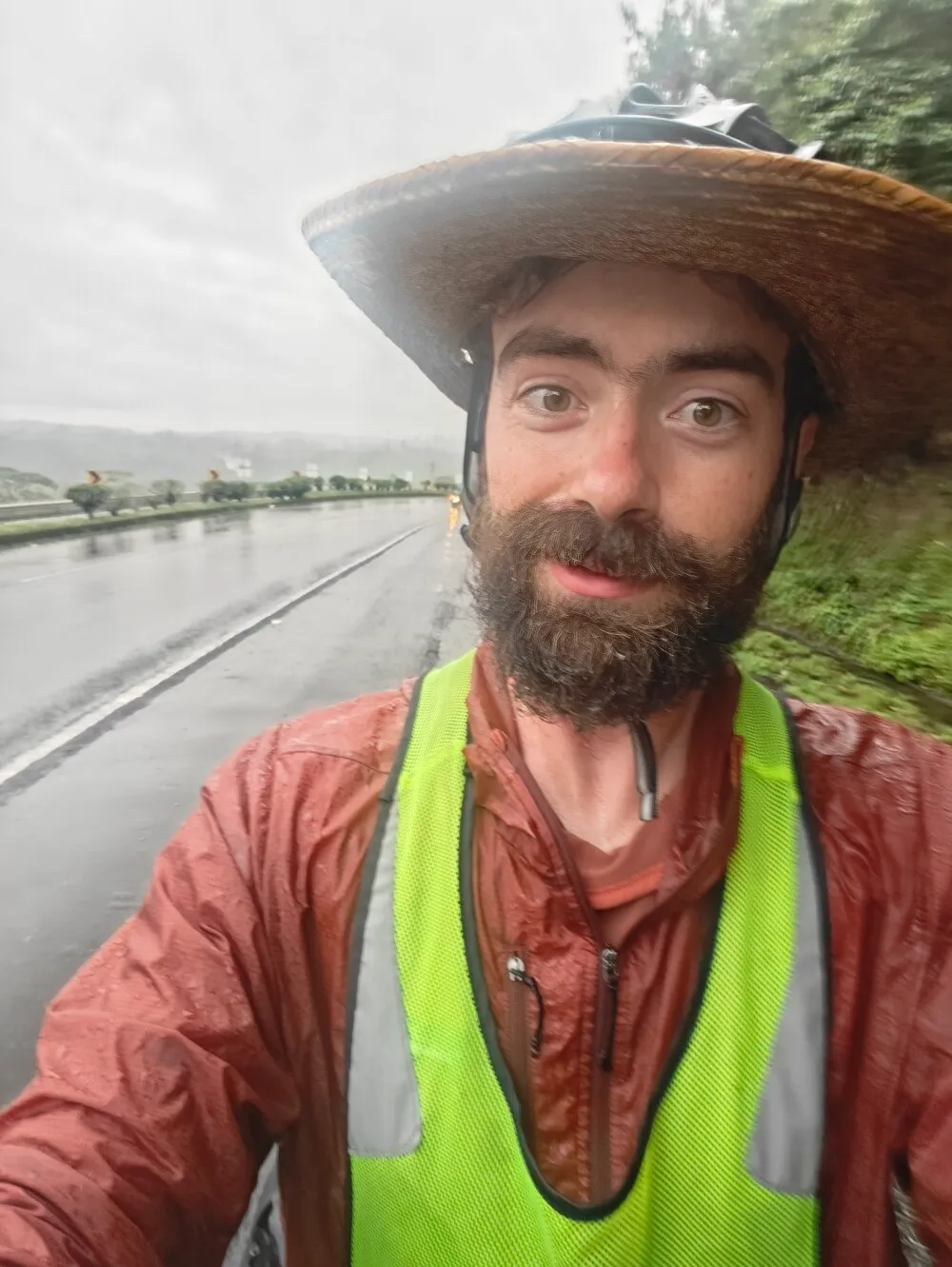 Rain selfie.