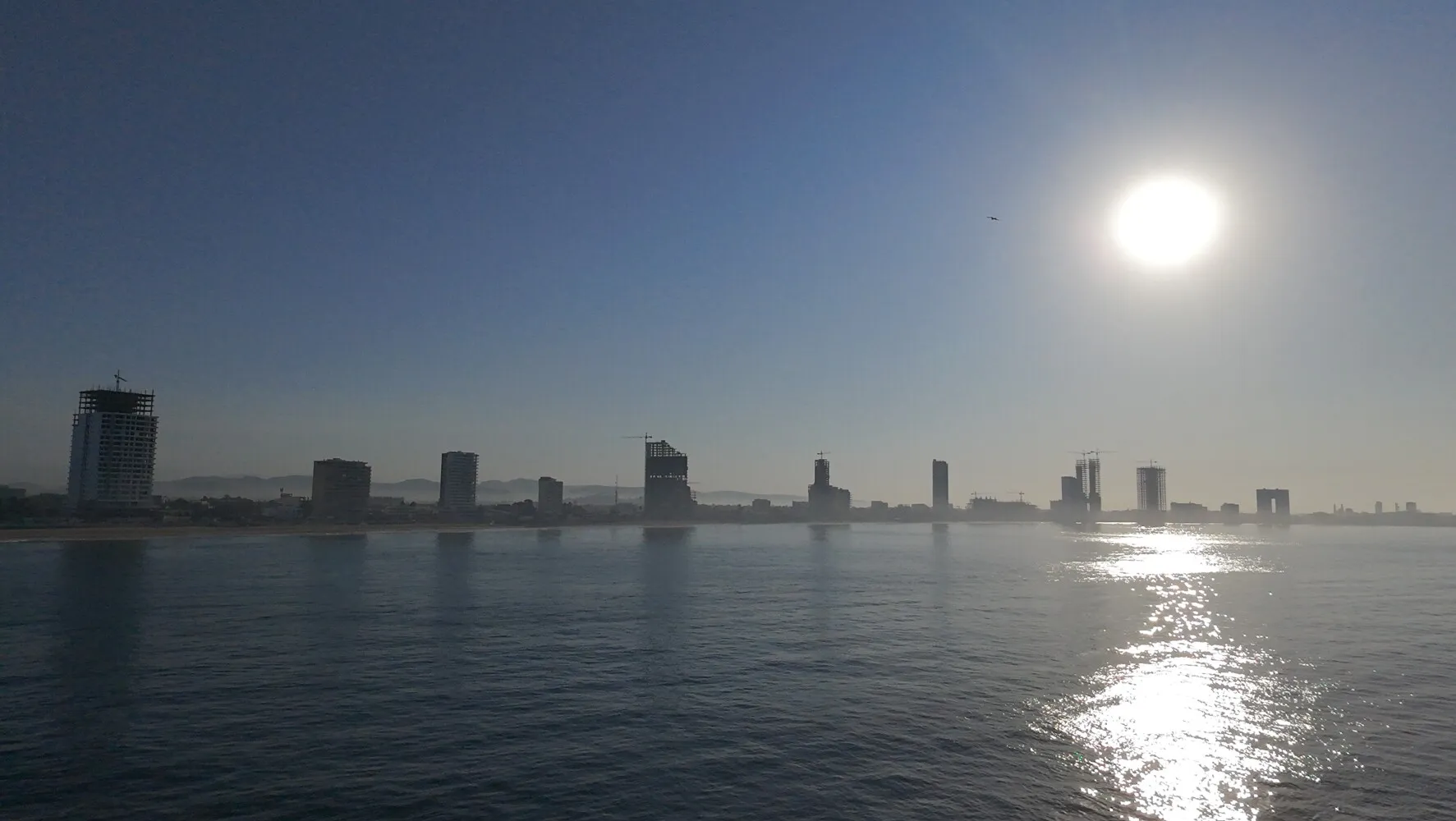 Playing with dronie. Mazatlan